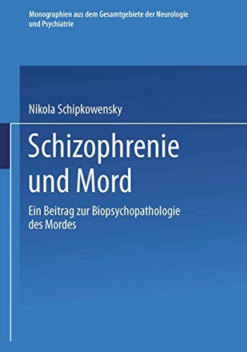 Cover for Schizophrenie und Mord