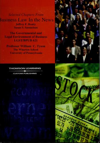 Cover for Business law