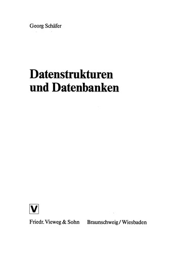 Cover for Datenstrukturen und Datenbanken
