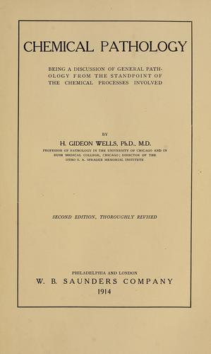 Cover for Chemical pathology