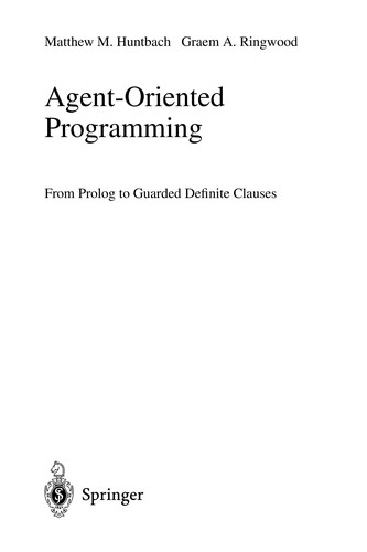 Cover for Agent-oriented programming