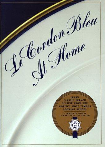 Cover for Le Cordon bleu at home.