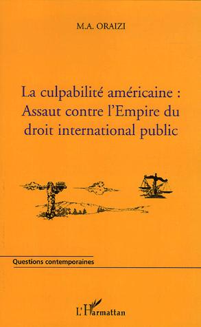 Cover for La culpabilité américaine