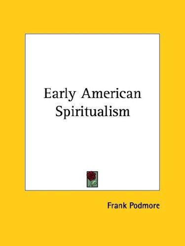 Cover for Early American Spiritualism