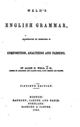 Cover for English Grammar