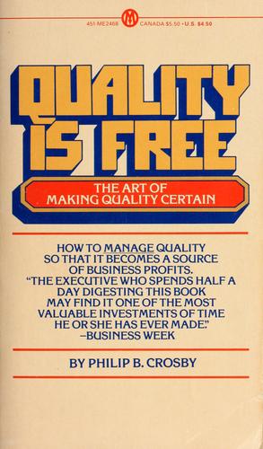 Cover for Quality is free