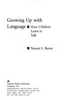 Cover for Growing up with language