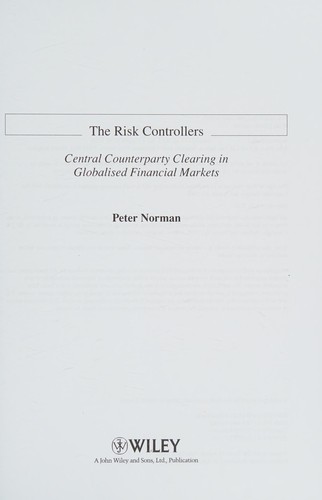Cover for The risk controllers