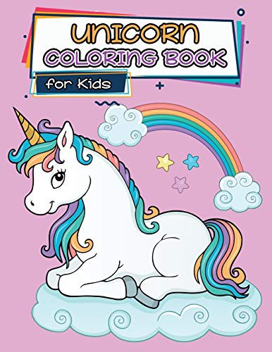 Cover for Unicorn Coloring Book for Kids