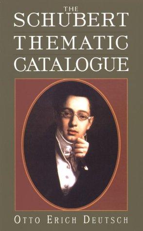 Cover for The Schubert thematic catalogue