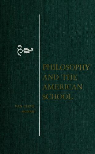 Cover for Philosophy and the American school
