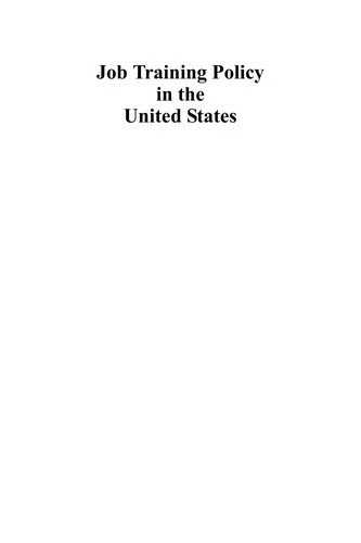 Cover for Job training policy in the United States
