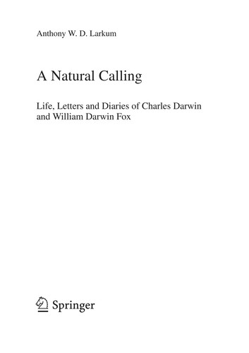 Cover for A natural calling