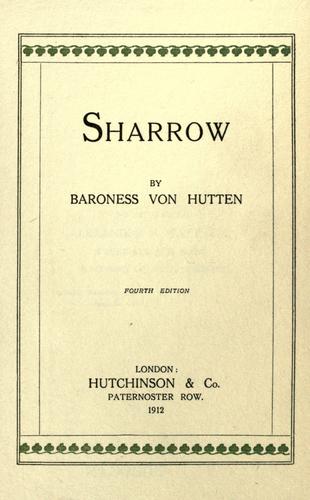 Cover for Sharrow