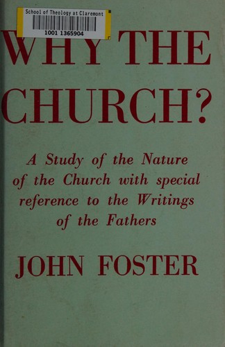 Cover for Why the church?