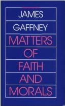 Cover for Matters of faith and morals