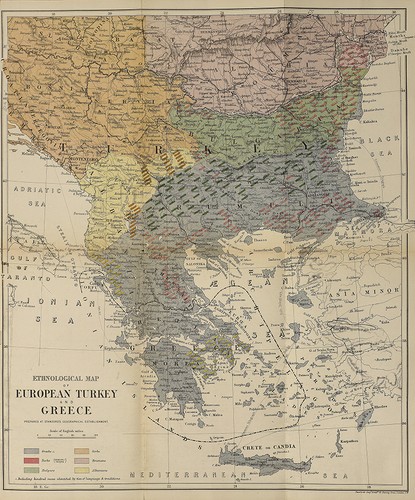 Cover for An Ethnological map of European Turkey and Greece