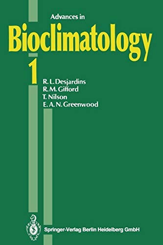 Cover for Advances in Bioclimatology 1