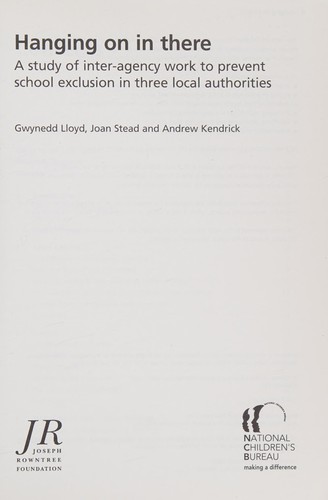 Cover for Hanging on in There