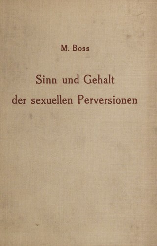 Cover for Sinn und gehalt der sexuellen perversionen
