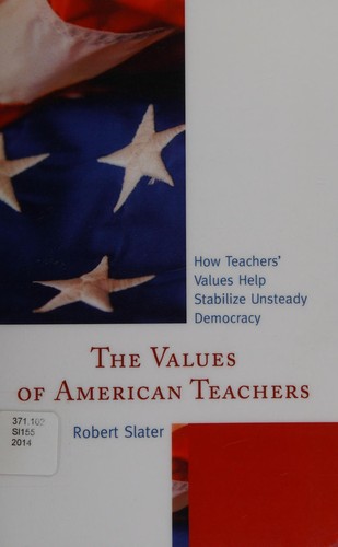 Cover for The values of American teachers