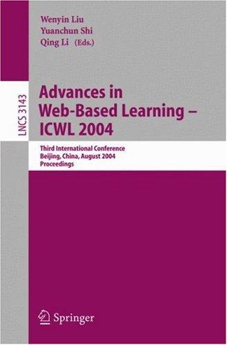 Cover for Advances in Web-Based Learning - ICWL 2004
