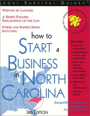 Cover for How to start a business in North Carolina