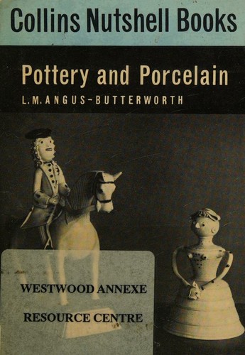 Cover for Collins Nutshell Books. Pottery and Porcelain. With Photographs. No 26.
