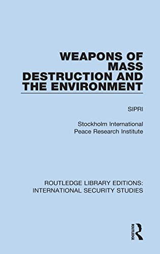 Cover for Weapons of Mass Destruction and the Environment