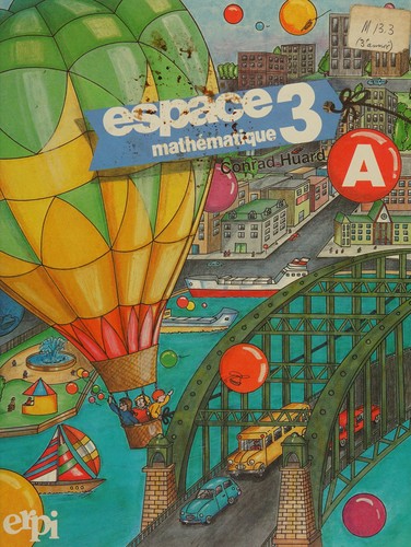 Cover for Espace math. 3 /manuel a