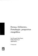 Cover for Doença, sofrimento, perturbacao