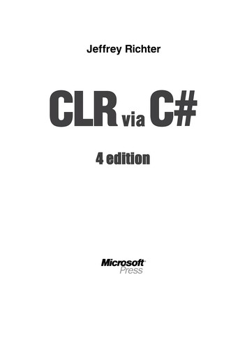 Cover for csharper clear