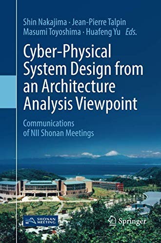 Cover for Cyber-Physical System Design from an Architecture Analysis Viewpoint