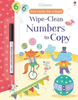 Cover for Wipe-Clean Numbers to Copy