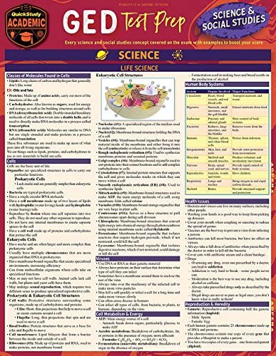 Cover for Ged Test Prep - Science & Social Studies
