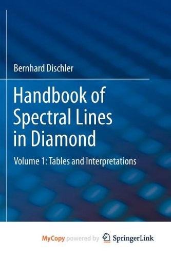 Cover for Handbook of Spectral Lines in Diamond : Volume 1