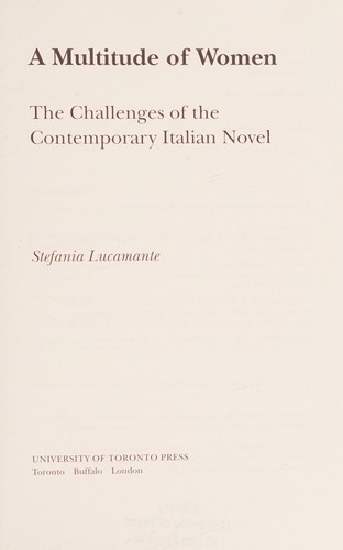 Cover for A multitude of women