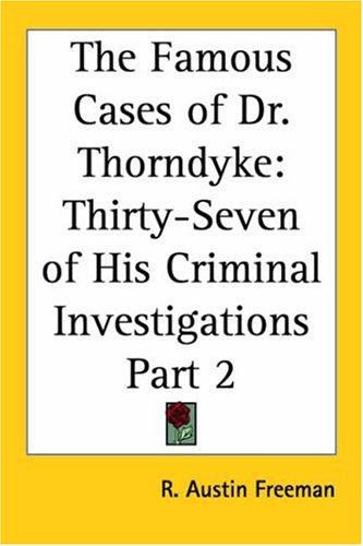 Cover for Famous cases of Doctor Thorndyke