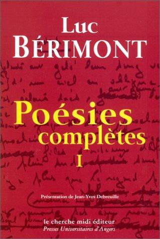 Cover for Poésies complètes, 1940-1958. 1