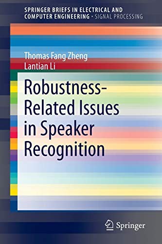 Cover for Robustness-Related Issues in Speaker Recognition