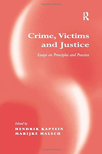 Cover for Crime, Victims and Justice