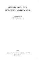 Cover for Grundlagen der modernen Mathematik.