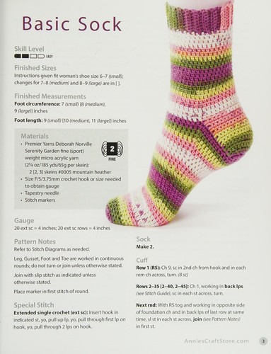 Cover for New Methods for Crochet Socks