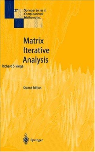Cover for Matrix iterative analysis