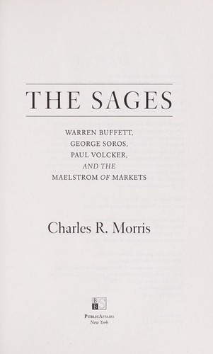 Cover for The sages