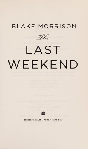 Cover for The last weekend