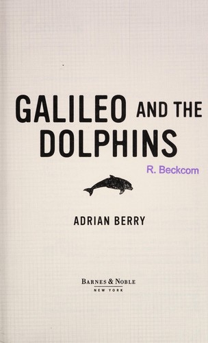 Cover for Galileo and the dolphins