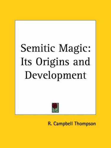 Cover for Semitic Magic