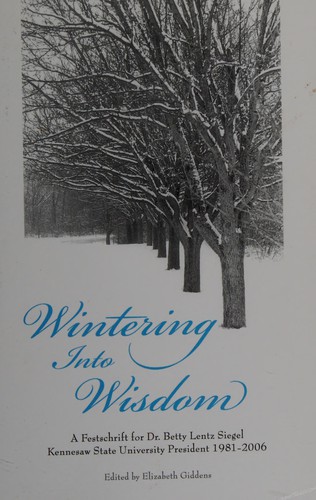 Cover for Wintering into wisdom