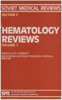 Cover for Blood Coagulation, Embolism and Thrombosis (Soviet Medical Reviews)